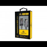 Gembird CC-DP-HDMI-4K-6 DisplayPort- HDMI kábel 1.8m (CC-DP-HDMI-4K-6)