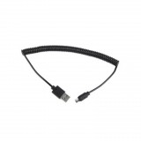 GEMBIRD CC-mUSB2C-AMBM-6 Gembird micro USB cable 2.0 coiled cable black 1,8m