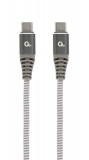 Gembird CC-USB2B-CMCM60-1.5M 60W Type-C Power Delivery (PD) Premium Charging & Data cable 1,5m Grey
