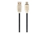 GEMBIRD CC-USB2R-AMmBM-2M Gembird Premium rubber Micro-USB charging and data cable, 2m, black