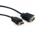 GEMBIRD CCP-DPM-VGAM-6 DisplayPort - VGA kábel 1.8m fekete