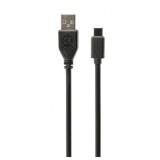 Gembird CCP-USB2-AMCM-1M 1m USB A apa - USB C apa fekete kábel