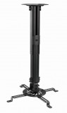 Gembird CM-B-01 Adjustable ceiling mount for projector/beamer Black