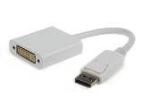 Gembird Displayport 1.1 apa - DVI-D anya adapter, fehér (A-DPM-DVIF-002-W)