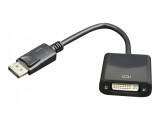 Gembird Displayport 1.1 apa - DVI-D anya adapter, fekete (A-DPM-DVIF-002)