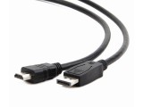 Gembird DisplayPort - HDMI, 1m HDMI A-típus (Standard) Fekete