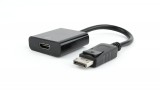 Gembird DisplayPort to HDMI adapter cable Black AB-DPM-HDMIF-002