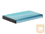 GEMBIRD EE2-U3S-3-B USB 3.0 2.5inch HDD enclosure brushed aluminum blue