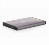 GEMBIRD EE2-U3S-3-LG USB3.0 2.5" Enclosure Aluminium világosszürke
