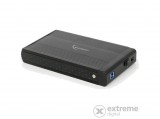 Gembird EE3-U3S-3 3.5" USB 3.0 SATA külső ház, fekete