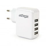 Gembird Energenie univerzális USB töltő 3.1A fehér EG-U4AC-02