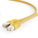 Gembird FTP CAT6A patch kábel 0.25m sárga (PP6A-LSZHCU-Y-0.25M) (PP6A-LSZHCU-Y-0.25M) - UTP