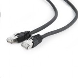 Gembird FTP CAT6A patch kábel 1m fekete (PP6A-LSZHCU-BK-1M) (PP6A-LSZHCU-BK-1M) - UTP