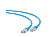 Gembird FTP LSZH kat.6A RJ45 patch kábel, 0.5m, blue PP6A-LSZHCU-B-0.5M