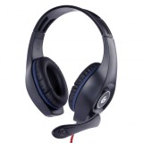 Gembird GHS-05-B fejhallgató és headset Vezetékes Fejpánt Gaming Fekete, Kék