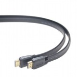 Gembird HDMI - HDMI 1.4 1,8m Flat Am/Am Black CC-HDMI4F-6
