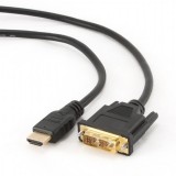 Gembird HDMI to DVI-D (Single Link) (18+1) cable 1,8m Black CC-HDMI-DVI-6