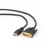 Gembird HDMI to DVI-D (Single Link) (18+1) cable 3m Black CC-HDMI-DVI-10