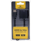 Gembird HDMI VGA átalakító adapter A-HDMI-VGA-03