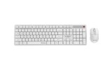 Gembird KBS-WMS-01-W Silent key Pro Business Wireless Keyboard Combo White US