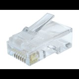 Gembird LC-8P8C-002/50 LAN modular plug 8P8C- CAT6 LAN kábelhez 50db (LC-8P8C-002/50) - UTP
