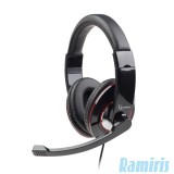 Gembird MHS-001 Headset Headset,2.0,3.5mm,Kábel:1,8m,32Ohm,20Hz-20kHz,Mikrofon,Black