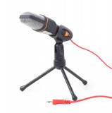 GEMBIRD MIC-D-03 Desktop microphone with a tripod fekete