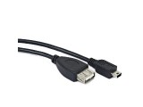 Gembird mini USB B apa - USB A anya 2.0 OTG kábel 15cm (A-OTG-AFBM-002)