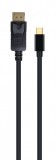 Gembird MiniDisplayPort to DisplayPort digital interface cable 1,8m Black CCP-MDP2-6