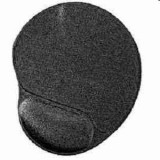 Gembird MP-GEL-BLACK zselés csuklótámaszos egérpad fekete (MP-GEL-BLACK)