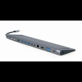 Gembird Multi Port Adapter USB Type C 9in1 USB hub (A-CM-COMBO9-01) (A-CM-COMBO9-01)