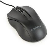 Gembird MUS-3B-02, 1000 DPI, USB, 1.35m fekete egér