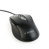 Gembird MUS-6B-01, 1600 DPI, USB, 1.35m fekete egér