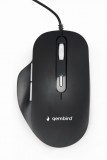 Gembird MUS-6B-02 egér Jobbkezes USB A típus Optikai 3600 DPI
