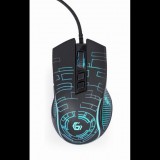 Gembird MUSG-RGB-01 gaming egér fekete (MUSG-RGB-01)