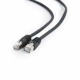 Gembird Patch Cord Cat.6 UTP 2m hálózati kábel Fekete Cat6 U/UTP (UTP)