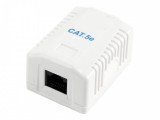 Gembird RJ45 Cat5e fali aljzat (NCAC-1U5E-01)