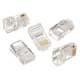 Gembird RJ45 UTP csatlakozó dugó 8P8C, 10db (LC-8P8C-001/10) (LC-8P8C-001/10)