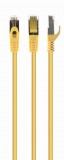 Gembird SFTP CAT6A patch kábel 5m sárga (PP6A-LSZHCU-Y-5M)