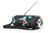 Gembird SPK-BT-17-CM hordozható hangszóró Terepszínű 5 W