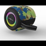 Gembird SPK-BT-LED-05-CM Hordozható Bluetooth Hangszóró 5W - Terepszínű (SPK-BT-LED-05-CM)