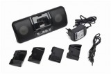 Gembird SPK321i Portable speakers with universal dock for iPhone and iPod Black SPK321i