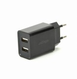 GEMBIRD TA-UC-2A12-01-BK 12W 2 Port USB töltő fekete