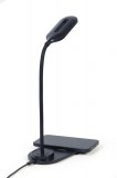 Gembird TA-WPC10-LED-01-MX Desk Lamp with Wireless Charger 10W Black