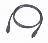 Gembird Toslink, 3m audio kábel Toslink (digitális optikai) kábel Fekete