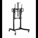 Gembird TVS-100T-01 kerekes TV állvány 55"-100" fekete (TVS-100T-01)