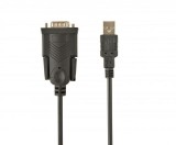 Gembird UAS-DB9M-02 USB to DB9M serial port converter cable 1, 5m Black