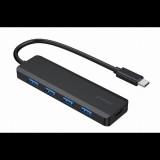 Gembird UHB-CM-U3P4P-01 USB Type-C 3.1 HUB (4 port) (UHB-CM-U3P4P-01)