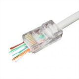 Gembird Universal pass-through modular UTP plug RJ45/8P8C 10 pcs per bag LC-PTU-01/10