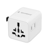 Gembird Universal travel power adapter White TPA-INT-01-W